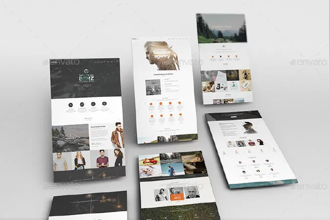Perspective Web Mockup 07
