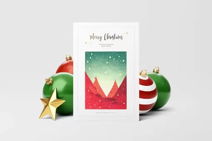 Christmas Card Mockup