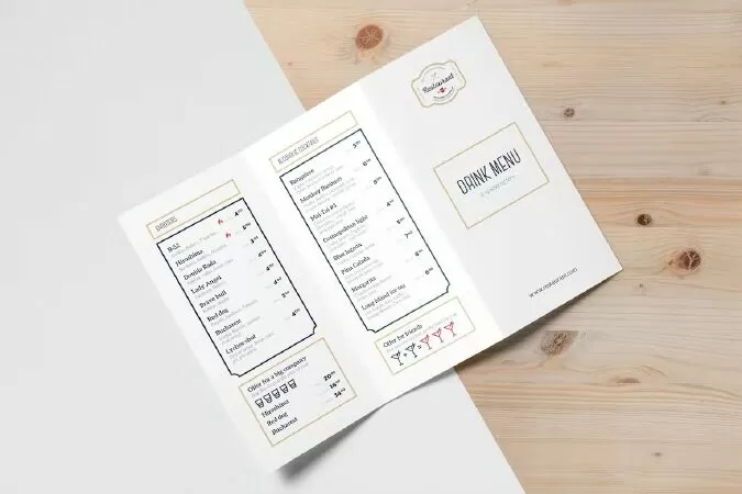 Drink Menu Templates