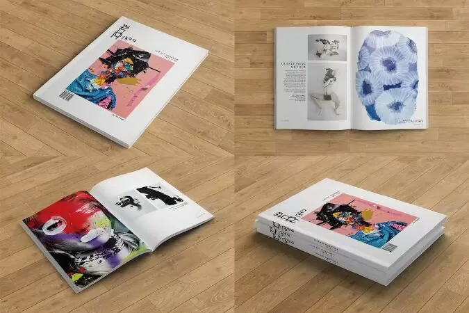 Print and Screen Magazine Mockups