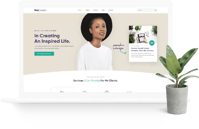 MaxCoach - Online Courses, Personal Coaching & Education WP Theme