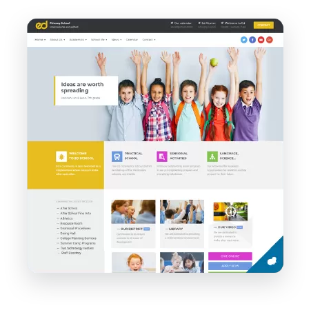 Ed School: Education WordPress Theme