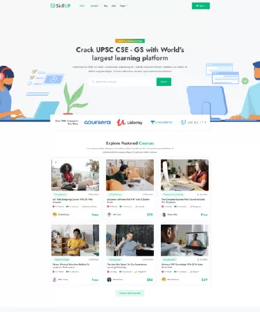 SkillUp - Online Education WordPress Theme