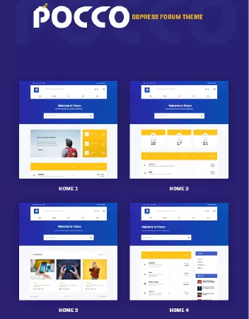 Pocco - bbPress Forum & Blog WordPress Theme