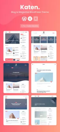 Katen - Blog & Magazine WordPress Theme