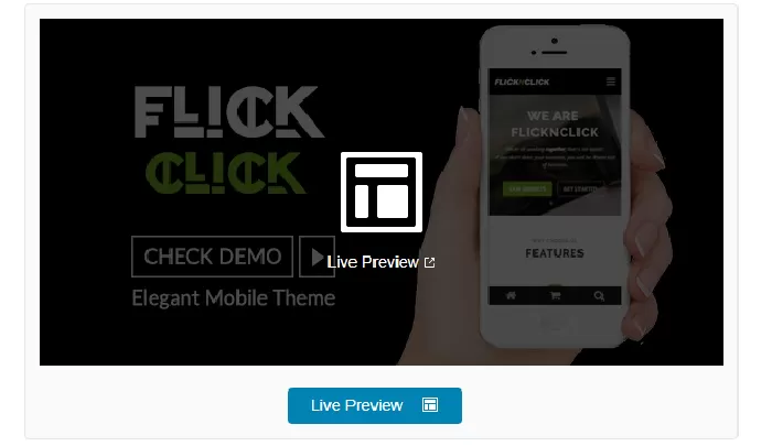 Flicknclick - Responsive Mobile/Smartphone Theme