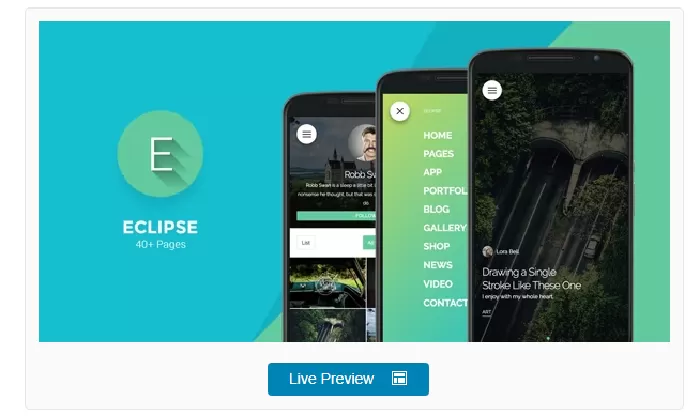 Eclipse - Mobile Multi-Purpose WordPress Theme