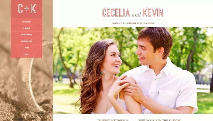 Eternity - Responsive Wedding WordPress Theme