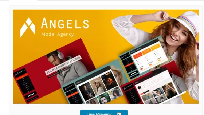 Angel - Fashion Model Agency WordPress CMS Theme