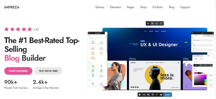 Impreza – WordPress Website and WooCommerce Builder