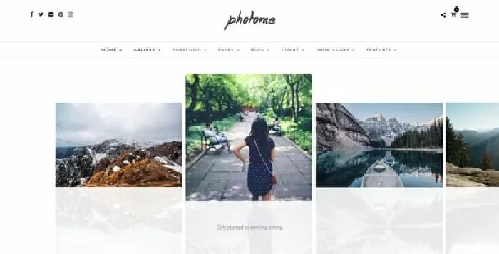 PhotoMe | Photography Portfolio WordPress