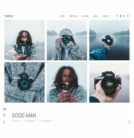 Tempus - Photography WordPress Theme