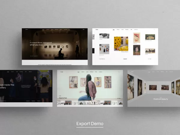 Caleo - Art Gallery WordPress Theme