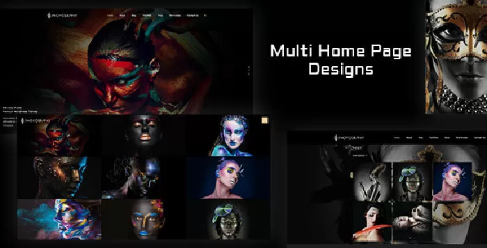 FullScreen Artist - Portfolio, Photography WordPress Theme