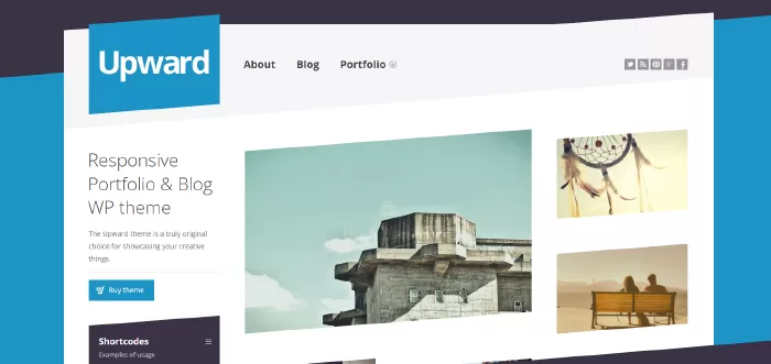 Upward - Experimental Portfolio & Blog WordPress Theme