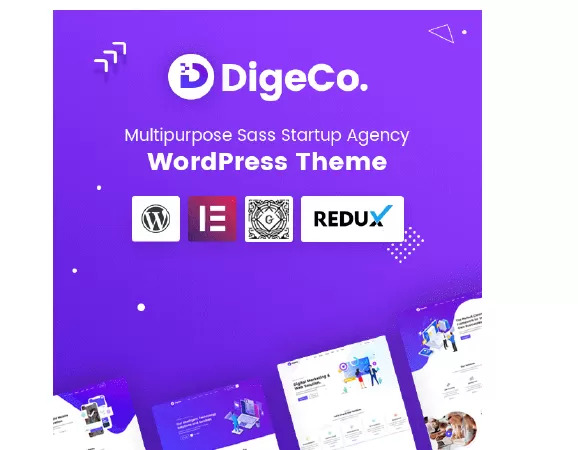 Digeco – Startup Agency WordPress Theme