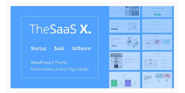 TheSaaS X - Responsive SaaS, Startup & Business WordPress Theme