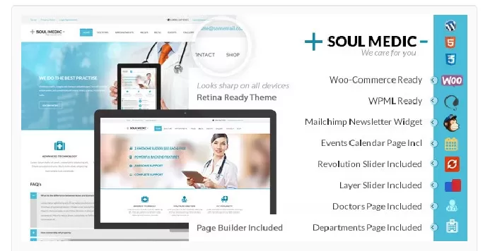 SoulMedic | Hospital & Doctor WordPress Theme
