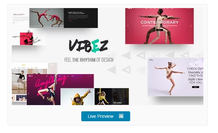 Vibez - Dynamic Theme for Dance Studios and Instructors