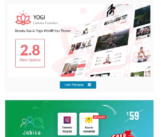 Yogi - Health Beauty & Yoga WordPress Theme