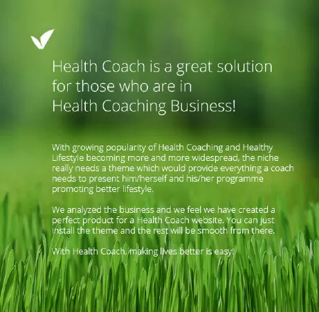 Health Coach - Personal Trainer WordPress theme