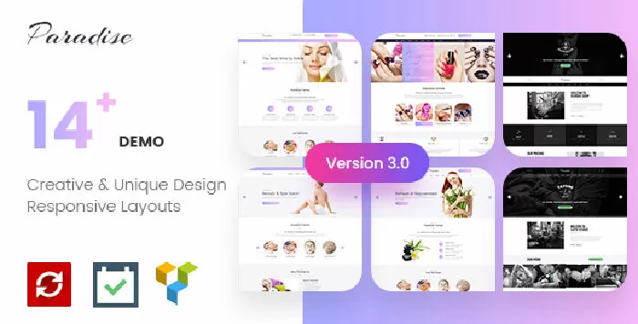 Paradise - Multipurpose Spa & Beauty WordPress Theme