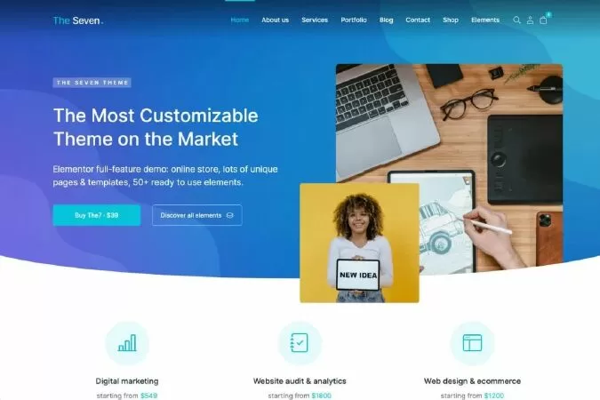The7 — Website and eCommerce Builder for WordPress