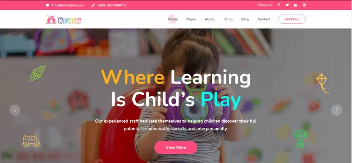 Kidzo - Kids & Children WordPress Theme