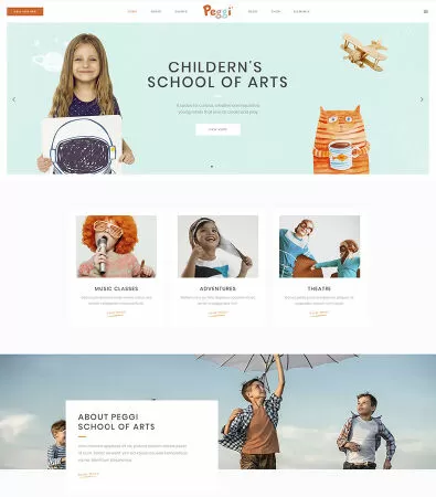 Peggi - Multipurpose Children Theme