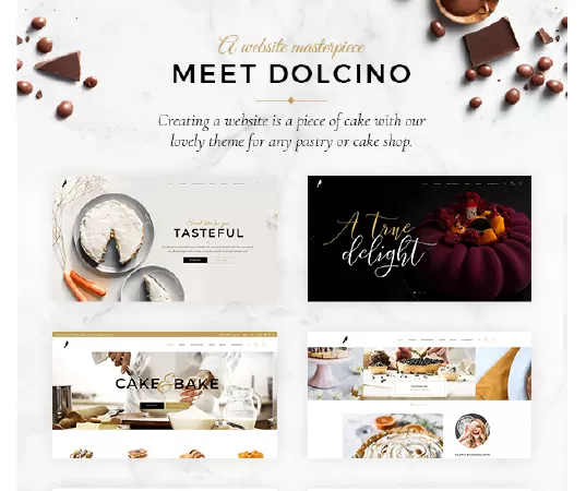 Dolcino - Pastry and Cake Shop Theme