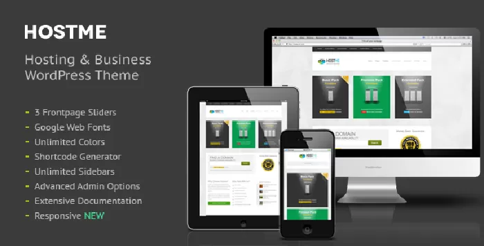 Hostme Premium Hosting & Business Wordpress Theme