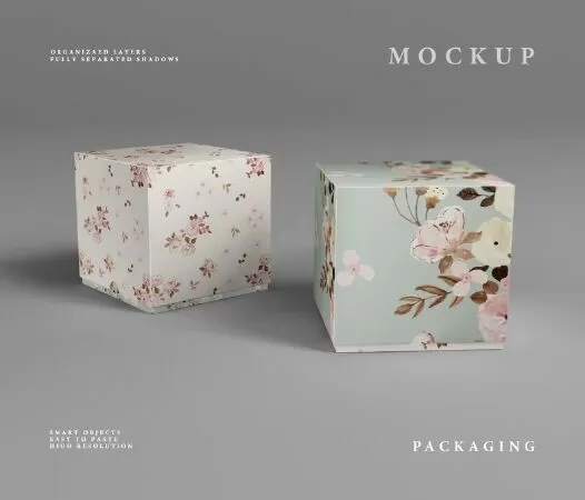 Package Box Mockup 44, Gift Box Mockup, Packaging Mockup