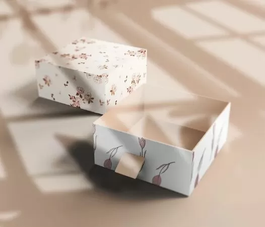 Gift Box Mockup, Square Box Mockup 12