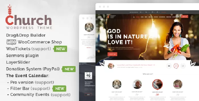 Church - WordPress Theme