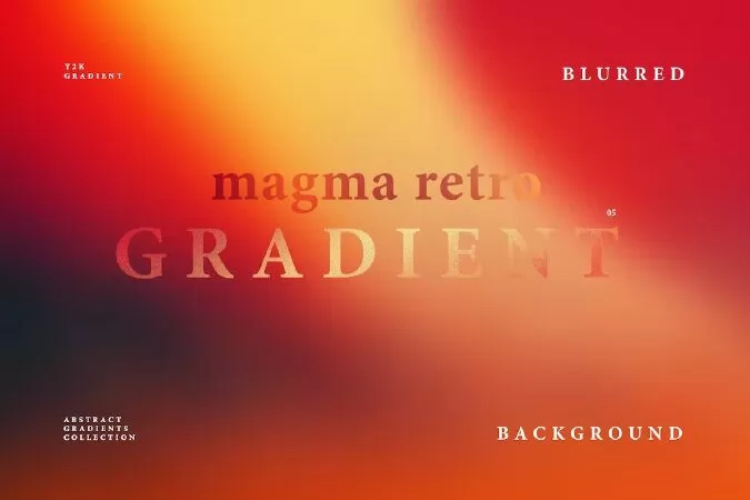 Magma Retro Gradient Background