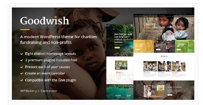 Goodwish - Charity & Nonprofit Theme
