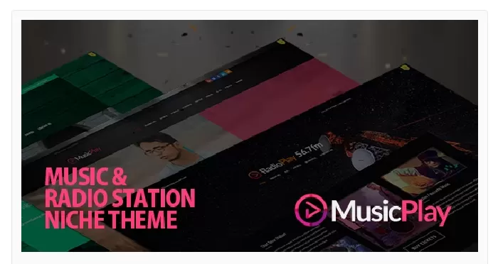 MusicPlay - Music & DJ Responsive WordPress Theme