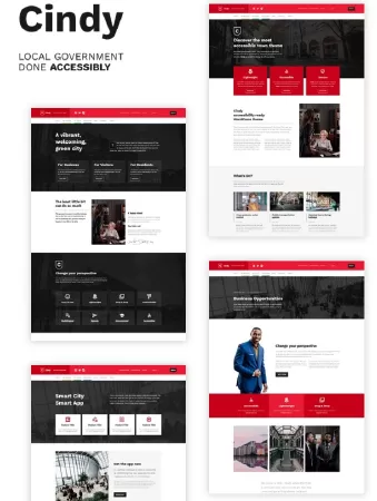 Cindy - Accessible Local Government WordPress Theme