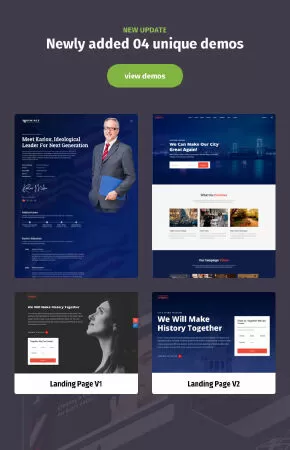 Nominee - Political WordPress Theme for Candidate/Political Leader