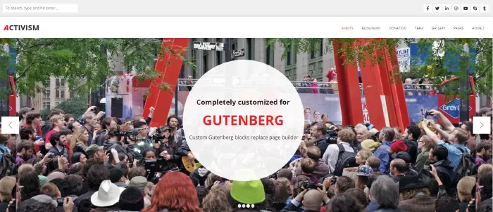Activism - Political WordPress Theme