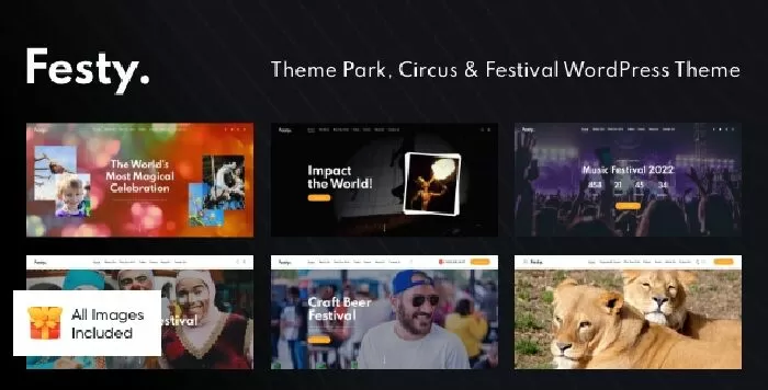 Festy - Theme Park, Circus & Festival WordPress Theme