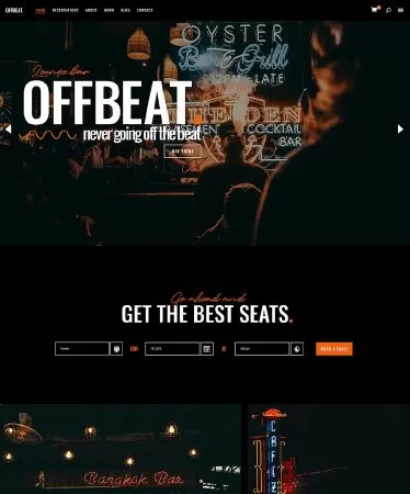 Offbeat - Nightlife, Pubs and Bars Theme