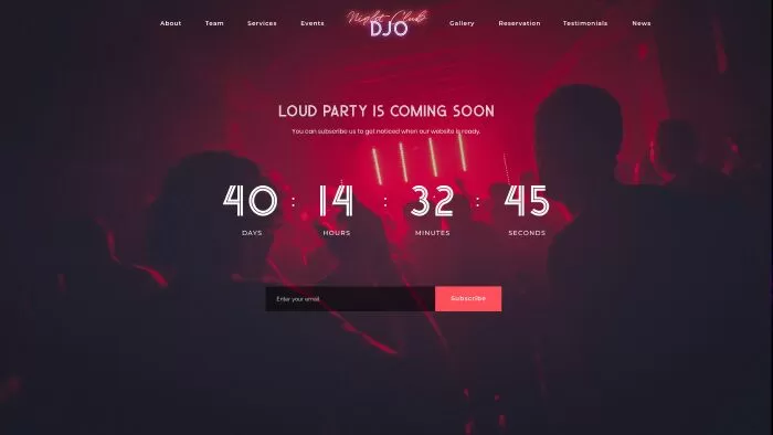 DJO - Night Club and DJ WordPress