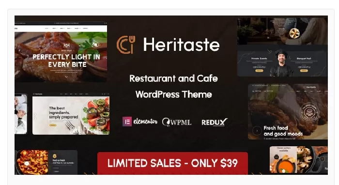 Heritaste - Restaurant WordPress Theme