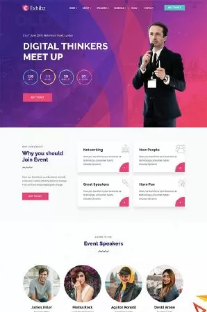 Exhibz | Event Conference WordPress Theme