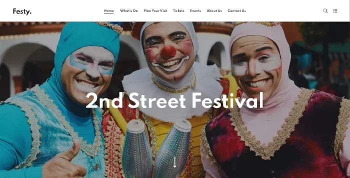 Festy - Theme Park, Circus & Festival WordPress Theme