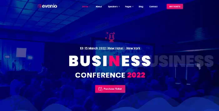 Evenio - Event Conference WordPress Theme