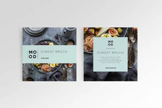 Square Event Flyer Template