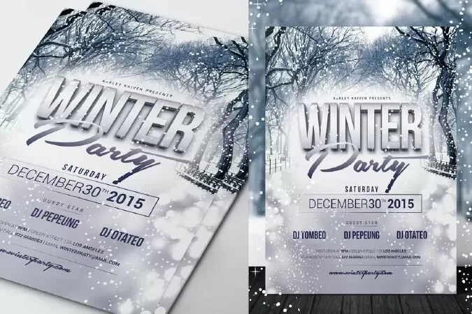 Winter Event Flyer / Invitation