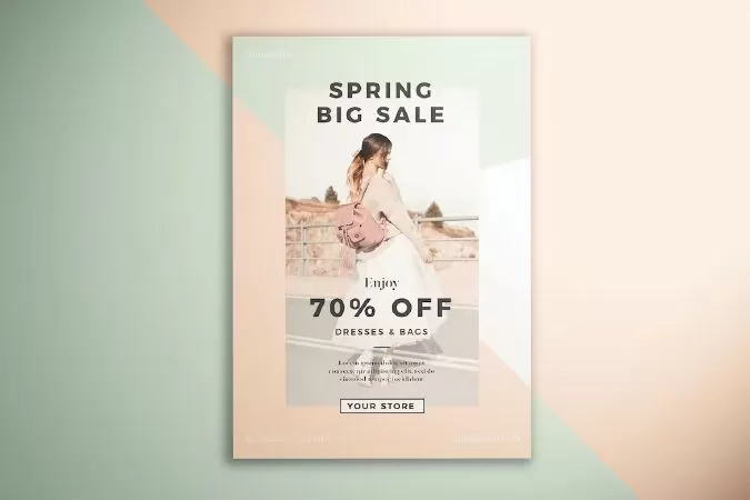 Spring Fashion Sale Flyer